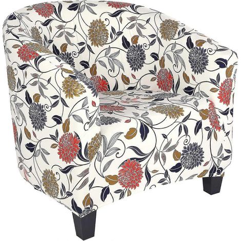 Housse de fauteuil club élastique, housse de seau imprimée, housse de baignoire souple en spandex, housse de canapé amovible, housse de canapé (1/5)