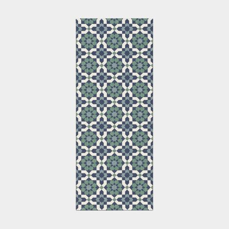 Tapis de couloir et cuisine - Lucienne - Bleu nuit - 80 x 200 cm (1/5)