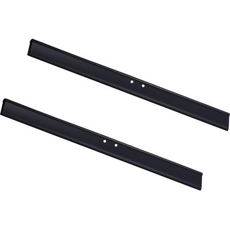 CCYKXA 2PCS Silicone Lip Scraper Silicone Lip Rubber Black 25CM, Black