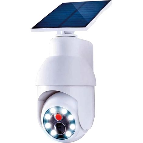 Lumière solaire LED avec fausse caméra Panta Solar Security 360 (1/5)