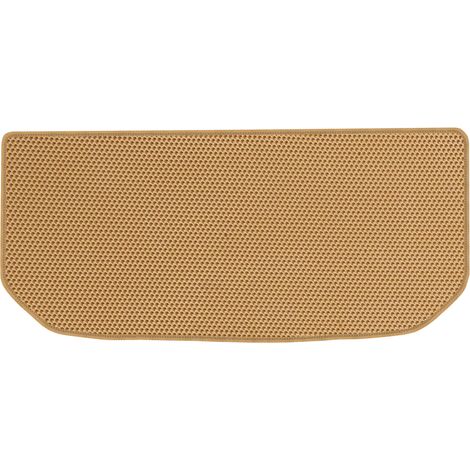 Alfombrilla de maletero de EVA con diseño de panal para Ford Galaxy II Minivan (2006-2015) - Beige (1/5)