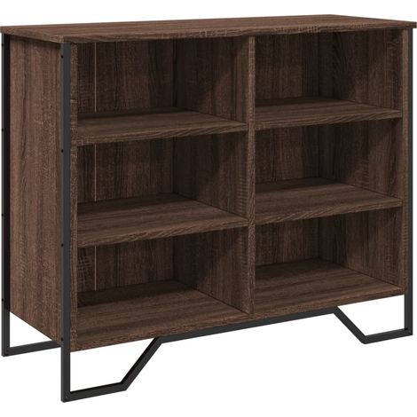 Credenza buffet cassettiera mobile contenitore organizer cucina soggiorno soggiorno 91 x 35,5 x 74,5 cm derivati del legno marrone 020031452