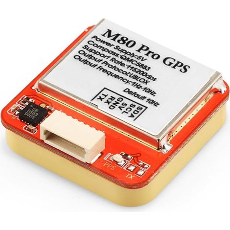 Module GPS M80 Pro avec Boussole QMC5883 pour Un Positionnement des Drones de Course FPV Longue Portée. (1/5)