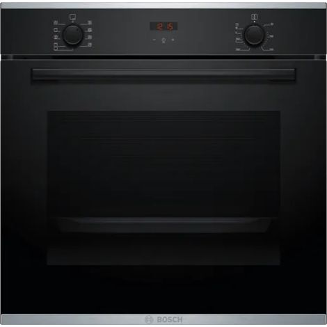 Bosch HBA2340B0. Dimensione del forno: Media, Tipo di forno: Forno elettrico, Capacità interna forno totale: 71 L. Posizionamento dell'apparecchio: Da incasso, Colore del prodotto: Nero, Tipo di co... (1/5)