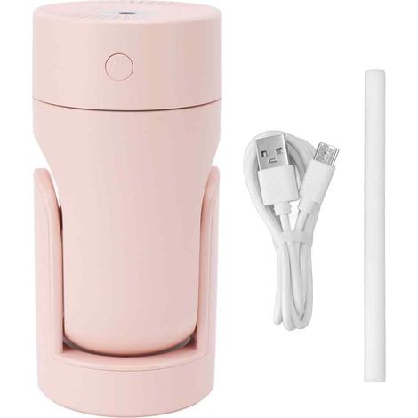 Humidificateur Mini Portable - Pulvérisation Rotative 360° - Technologie Hygrométrique Automatique - USB Rechargeable - Pour Bureau Chambre - 1 Pièce