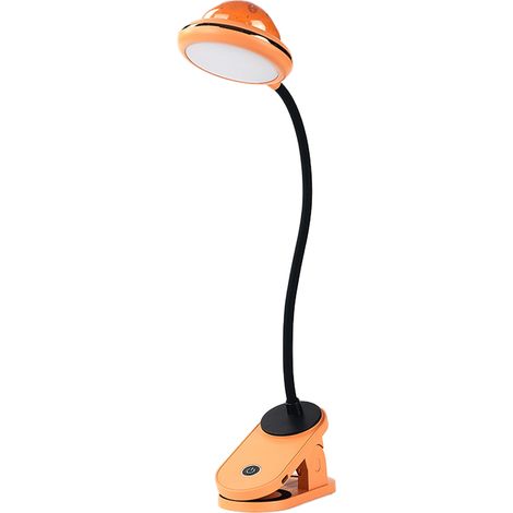 Lampe À Pince LED Rechargeable Par USB - Projecteur De Étoiles - Col De Cygne 360° Réglable - Lampe De Lecture Et Veilleuse Pour Enfant - 1 Pièce (1/5)