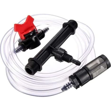 Injecteur d'engrais professionnel 3/4' – Débit 9 à 92 l/h – Installation simple en série ou parallèle – Filtre intégré pour irrigation (1/5)