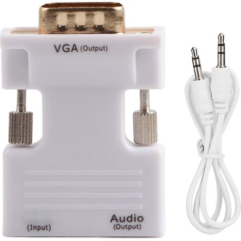 Convertisseur HDMI haute définition 1080p vers VGA - Adaptateur portable pour PC/TV (1/5)