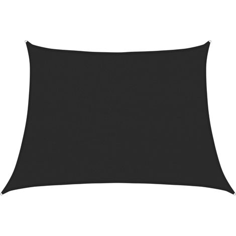 Maison Exclusive - Voile d'ombrage 160 g/m² Noir 4/5x3 m PEHD