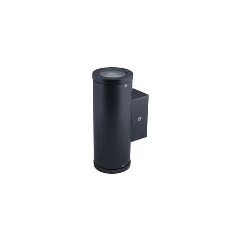 Applique extérieur LED 2x3W couleur anthracite Ø 82x207mm 2 faisceaux indirect 4500K 280lm T2 IK08 IP55 ILO EBENOID 079851 (1/2)