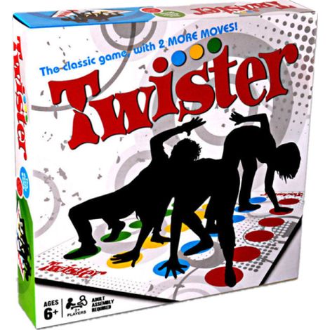 Tapis De Jeu Twister - Tapis En Vinyle Antidérapant 200 X 150 Cm - Pour Événements Scolaires Entreprises Et Centres Commerciaux - 1 Pièce