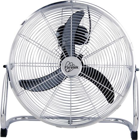 Ventilateur sur pied LOUISIANE 70W 3 vitesses D45cm Chromé Gris (1/4)