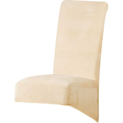 Samtstoff-Sesselbezug, Größe XL (groß), Beige (1/2)