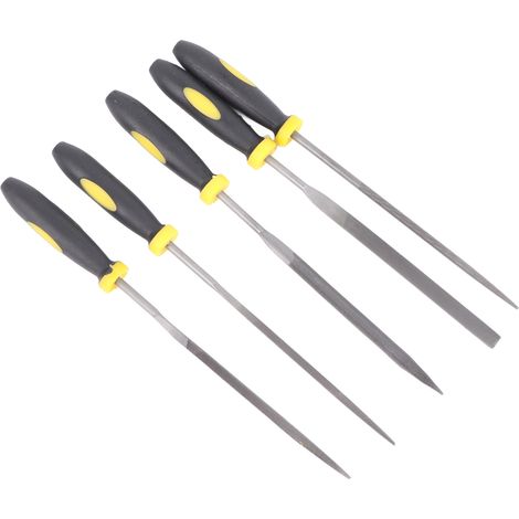 Lime à rainures pour manche de guitare, design ergonomique, idéale pour l'entretien des frettes et écrous, compatible ukulélé et banjo. (1/5)