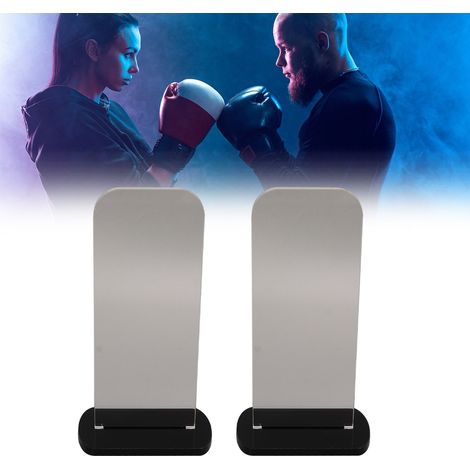 Présentoir de Gants de Boxe en Acrylic Noir - Support Vertical 2 Pièces pour Affichage et Collection (1/5)