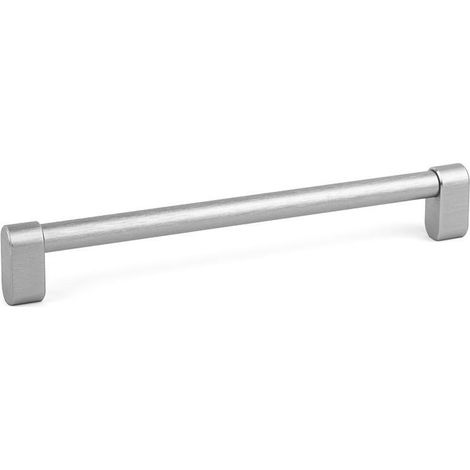 tirador de mueble linkk. . barra recta. distancia entre agujeros 160-1056mm - viefe acabado efecto inox dist. agujero dist. 160mm.