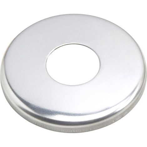 Embellecedor Escudo Abombado Acero 1/2"