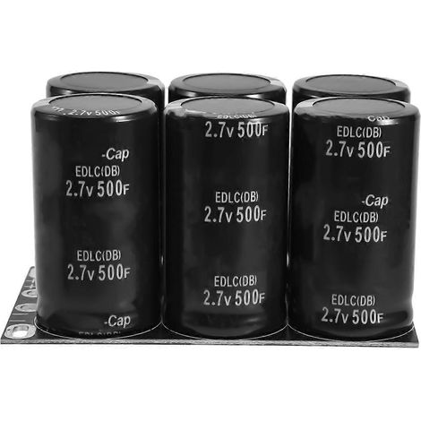 Condensateur Farad 2,7 V 500 F avec plaque de protection (1/5)
