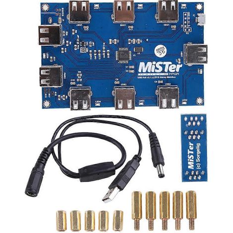 Manuelles Löten für Mister 7 USB-Ports USB Hub V2.1 Platine für Mister FPGA-Zugriff