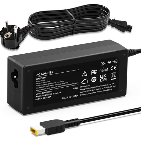 65-W-Laptop-Ladegerät für Lenovo Thinkpad T430, T440, T440s, T450s, T450s, T460, T470S (1/4)