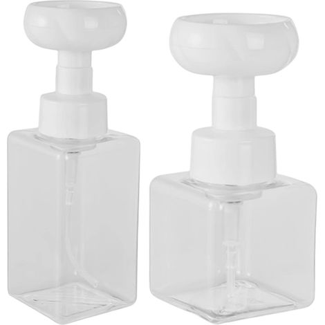 Seifenspender mit 2 Blumen, 250 ml/450 ml leere Schaumflasche, leere Behälter (1/4)