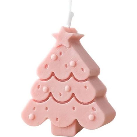 KIT - COFFRET - AUTRES ARTICLES DECORATION DE NOEL Bougie parfumée festive décorative pratique style-Pink6