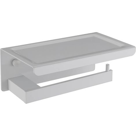 Porta carta igienica con ripiani Porta carta igienica adesivo Porta carta igienica a parete Senza fori Cucina Camera Bagno Alluminio