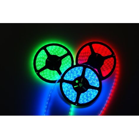 Trade Shop - Strip Striscia Led 5m 3528 5050 5630 300 Led Impermeable Calda Rgb - Smd 3528 (1/3)