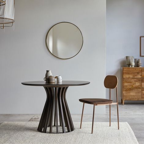 Tikamoon Greco Table à manger en manguier H 76 cm × L 110 cm × P 110 cm (1/5)