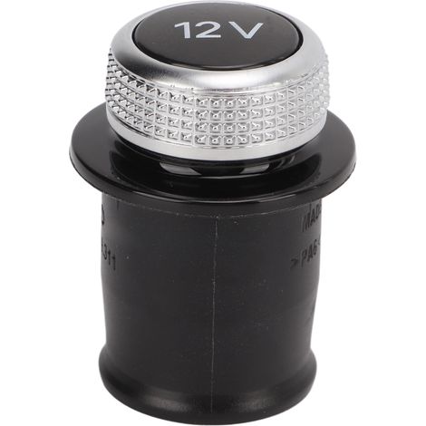 SJLERST Capuchon de Protection pour Allume-cigare de Voiture 4H0919311, 12V Chromé pour Prise D'allume-cigare de Voiture A3 A4 A6 A7 A8 (1/5)