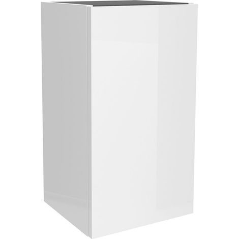 Salgar Schrankelement wandhängend ALLIANCE 300 weiß glänzend links / rechts 1 Tür Öffnung mit Push System Tiefe 250 300 x 540 x 250 mm (1/3)