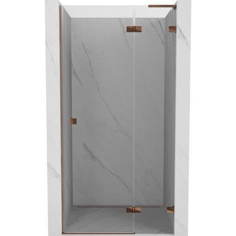 Mexen Lunar L Duschflügeltür rechts 115 cm, transparent, Roségold - 834L-115-000-60-00-P