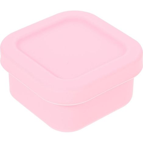 Boîte à bento multifonctionnelle et légère en silicone rose pour (1/5)