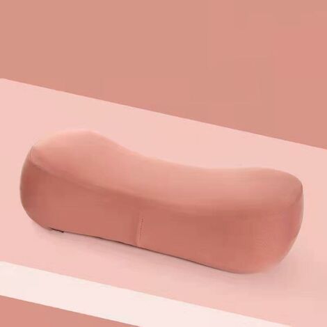 Oreiller indéformable 36x55 Forme ergonomique Appui-tête Oreiller Cerviconfort Rose tendre-AquaForge (1/4)