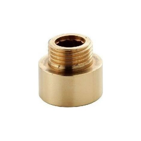 PROLUNGA MANICOTTO IN OTTONE GIALLO 1/2X1,5 cm