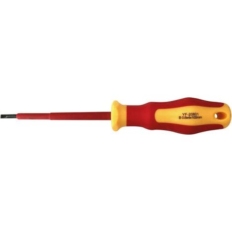 FISCHER DAREX - Tournevis bimatière/chrome éléctrien isolé sl0.8 4 x 10