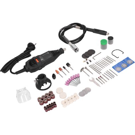 Kit de Mini Meuleuse Électrique 130W Vitesse Variable 8000-30000 tr/min Outils de Gravure Polissage Découpe Prise UE 220V (1/5)