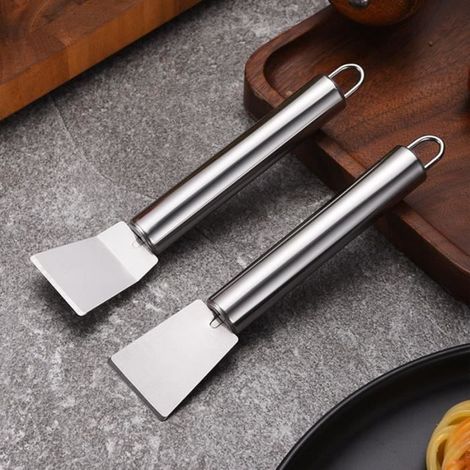 Outil de dégivrage - Acier inoxydable - Pelle de dégivrage - Grattoir à glace - Accessoire de cuisine (1/2)