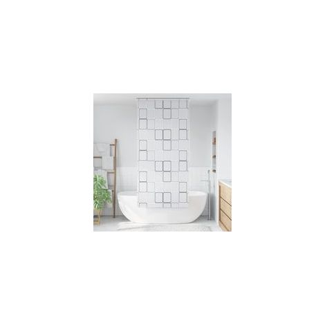 Crezuo 120 x 240 cm Quadratisches Duschrollo