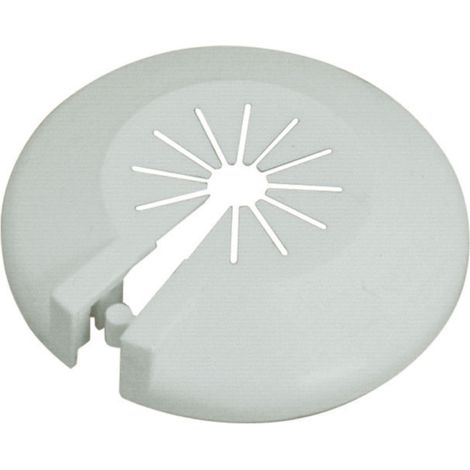 Florón embellecedor simple universal para válvula radador ø8 a 22mm