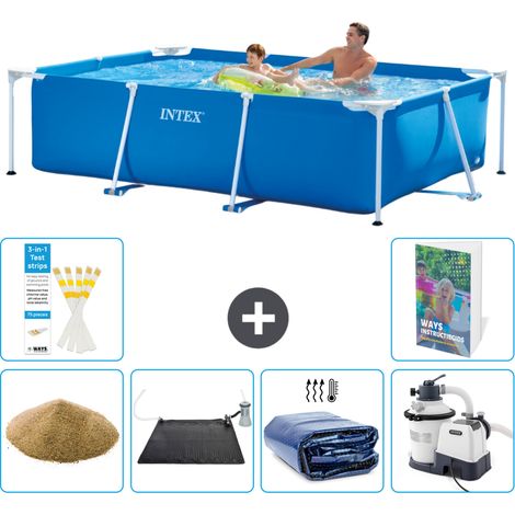 Rechteckiger Frame Pool - 260x160x65 cm - 7-teilig S69