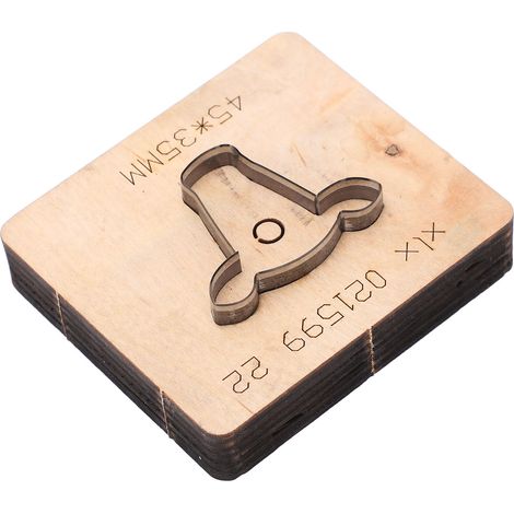 Matrice découpe cuir tête taureau acier allié peu déformation bricolage bois DIY artisanat (1/5)