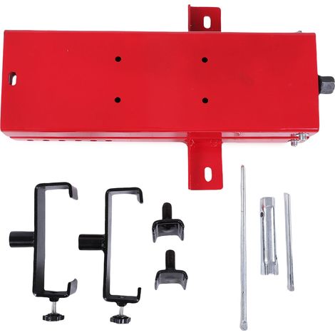 Cric scie moto avec manivelle hauteur réglable – 3,8 à 15,8in pliable capacité 500kg centre béquille moto ATV UTV (1/5)