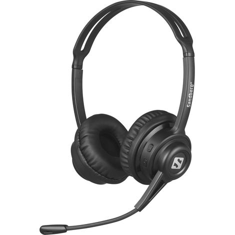 Sandberg 126-44 Headset und Helmet Kopfhörer Kabelloses Kopfband Bluetooth Headset Musik/Alltag Bluetooth Schwarz