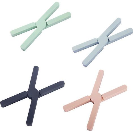 4 Pièces Sous-verres Isothermes Pliables Anti-dérapants pour Tasses, Accessoires Bureau Café Thé (1/4)