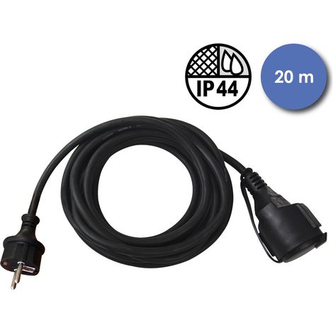 CÂBLE 20M - PRISE IP44 FEMELLE - PRISE ÉLECTRIQUE POWER ACOUSTICS - ACCESSOIRES