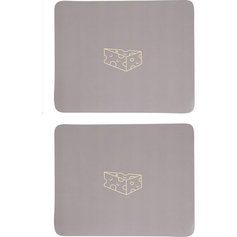 Tapis de protection machine à café Lot de 2, en diatomite absorbante 3,5 mm, antidérapant pour cuisine et bar, 30x40 cm (1/5)