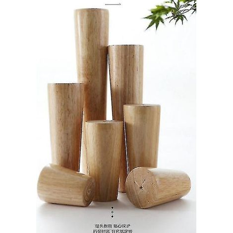 Sofabeine aus Massivholz, Couchtischbeine, Tischbeine, Möbelbeine, TV-Ständerbeine, Nachttischbeine, Schrankbeine aus Holz – 10 cm