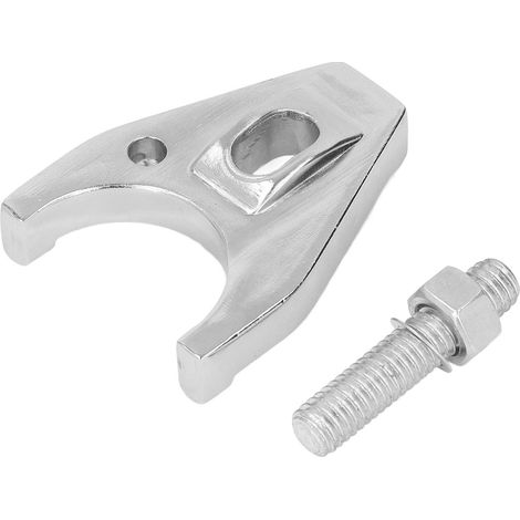 Collier de serrage de distributeur en aluminium chromé usiné avec boulon de remplacement pour distributeurs CHEVY V8 V6 (1/5)