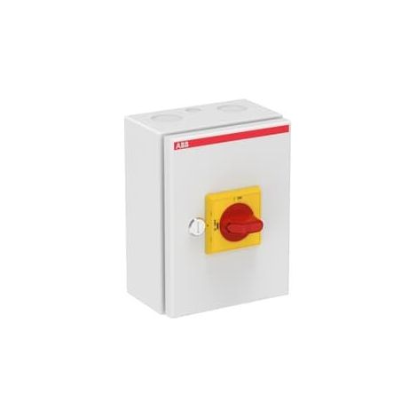 Coffret de Proximité métallique 63A 4P IP65 poignée R/J 1SCA022562R6730 ABB 918048